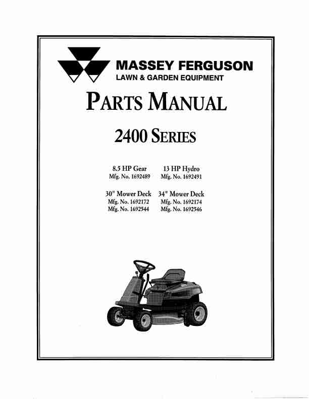 Massey Ferguson L&G; Lawn Mower 2400-page_pdf